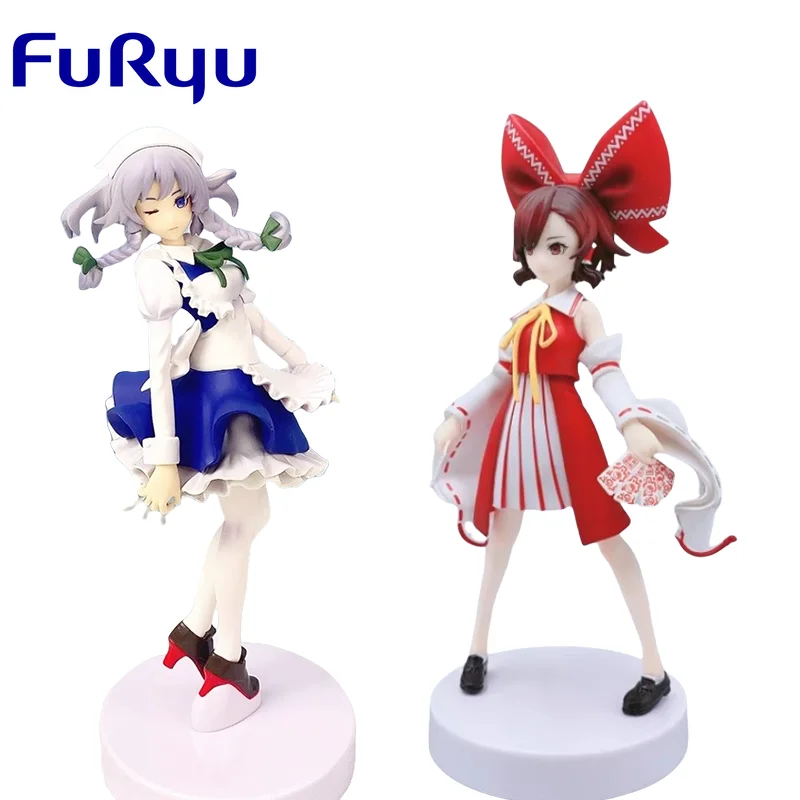 Furyu Original Anime Figure Izayoi Sakuya Hakurei Reimu Action Figure Toys for Kids Gift Collectible Model Ornaments
Furyu Original Anime Figure Izayoi Sakuya Hakurei Reimu Action Figure Toys for Kids Gift Collectible Model Ornaments