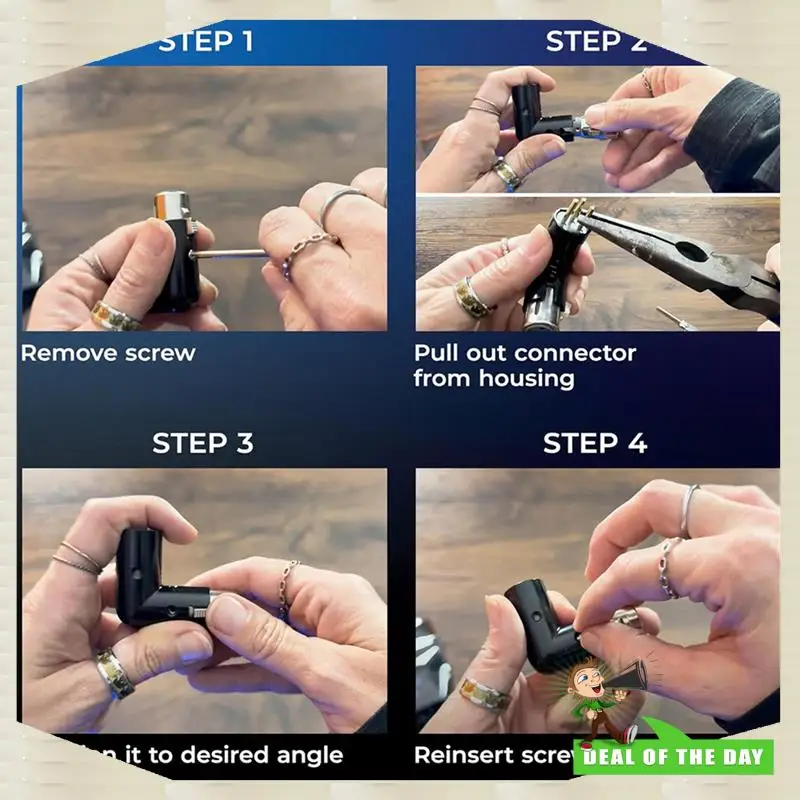 24-Hour Delivery 8Pcs 3Pin XLR Angle Adapter Adjustable Male To Female XLR 90 Degree Adapter 3-Pin Nickel Plating Connector For
24-Hour Delivery 8Pcs 3Pin XLR Angle Adapter Adjustable Male To Female XLR 90 Degree Adapter 3-Pin Nickel Plating Connector For