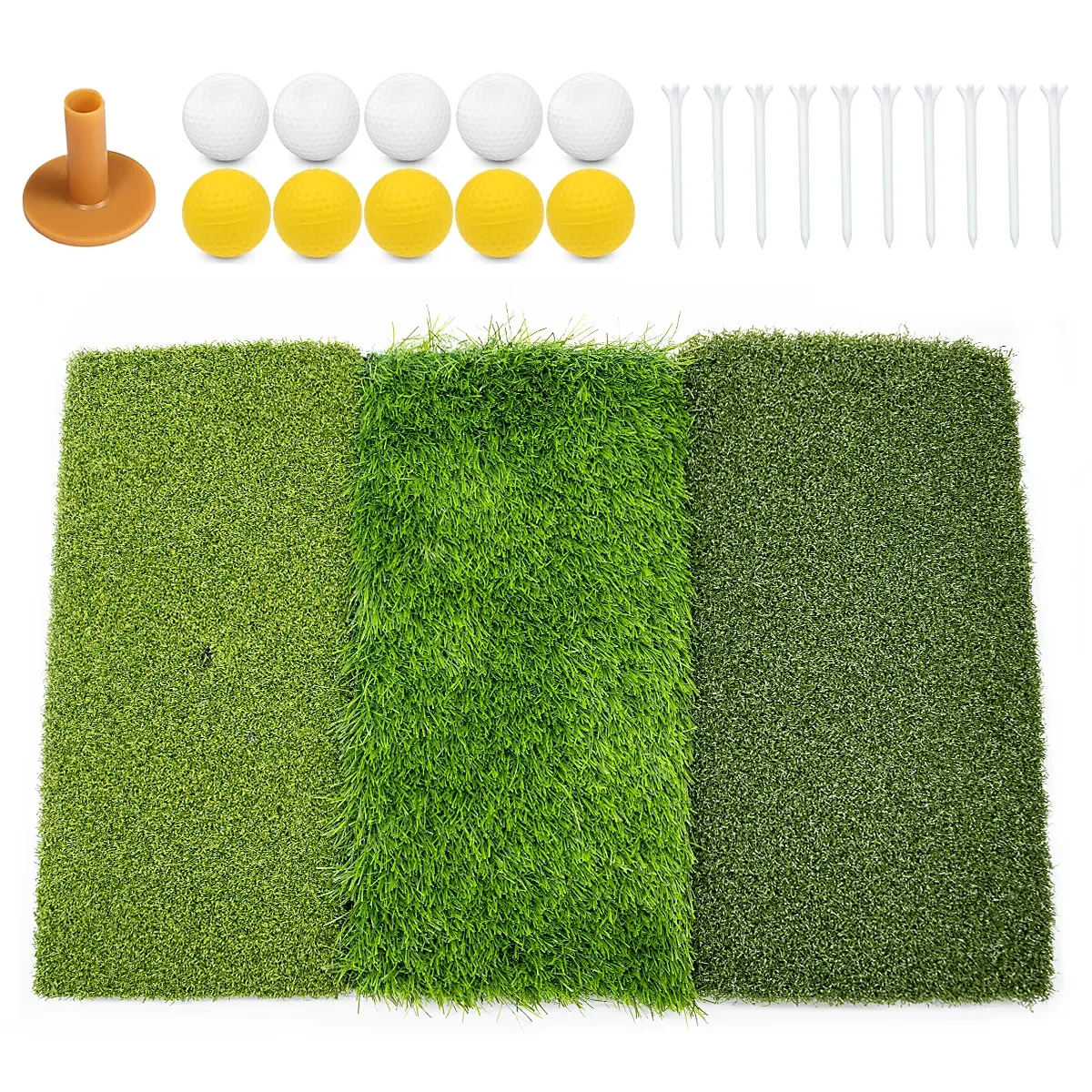 Тренировочный коврик для гольфа Коврик для ударов по гольфу Тренировочный газон для гольфа Задний двор 3-в-1 Складной, коврик премиум-класса для газона 25 x 16 дюймов
Тренировочный коврик для гольфа Коврик для ударов по гольфу Тренировочный газон для гольфа Задний двор 3-в-1 Складной, коврик премиум-класса для газона 25 x 16 дюймов