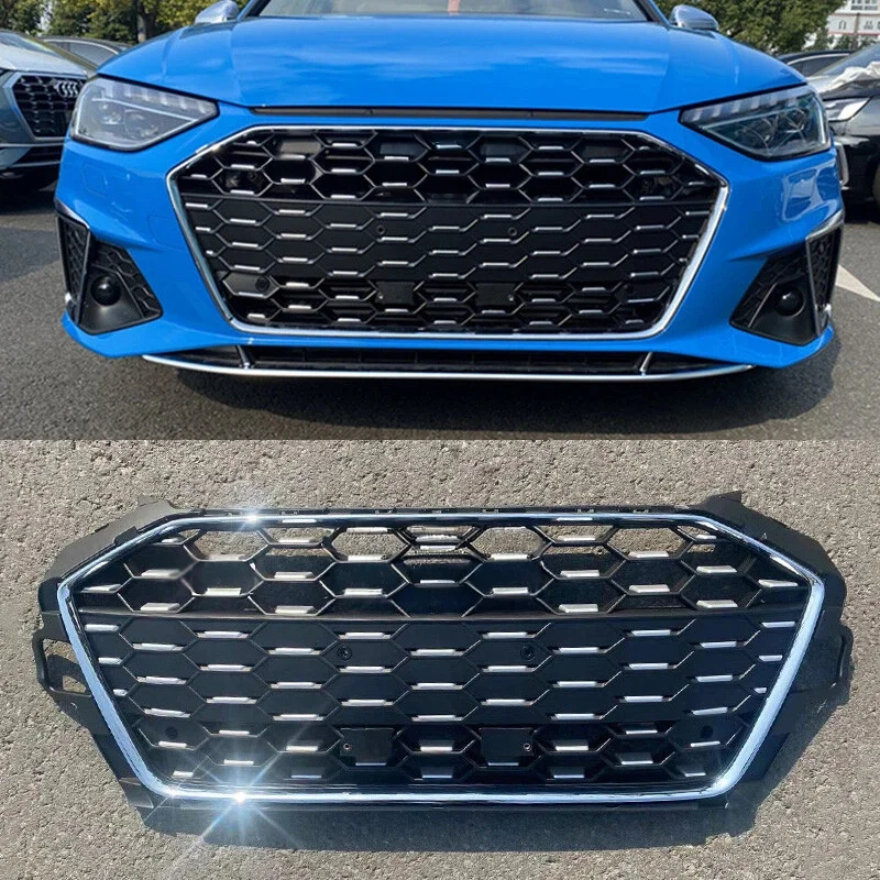 Car Auto Spare Parts Bodykit Honeycomb Grille for audis S4 B9.5 Silver 2020 2021 2022 2023 2024
Car Auto Spare Parts Bodykit Honeycomb Grille for audis S4 B9.5 Silver 2020 2021 2022 2023 2024