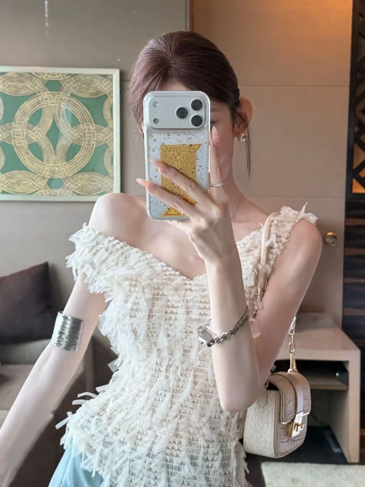 Stazf7 Hollow out Lace Trim Vest Women Summer Slim Fit Top Waist Cinched French Style Fashion plus Size Inner Wear Vest
Stazf7 Hollow out Lace Trim Vest Women Summer Slim Fit Top Waist Cinched French Style Fashion plus Size Inner Wear Vest