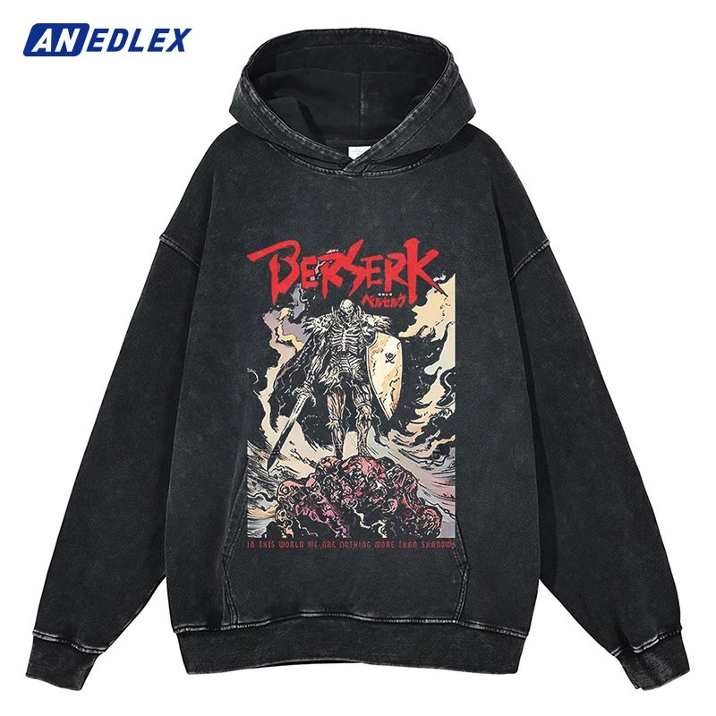 Men Washed Black Hoodie Sweatshirt Japanese Anime Print Hooded Pullover Hip Hop Harajuku Streetwear Cotton Vintage Hoodie
Men Washed Black Hoodie Sweatshirt Japanese Anime Print Hooded Pullover Hip Hop Harajuku Streetwear Cotton Vintage Hoodie