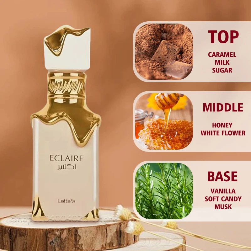 Lattafa Eclaire Perfume Original Arab Perfumes Eau de Parfum Long-Lasting Fragrance for Women Vanilla Fragrance Spray Gift 100ml
Lattafa Eclaire Perfume Original Arab Perfumes Eau de Parfum Long-Lasting Fragrance for Women Vanilla Fragrance Spray Gift 100ml