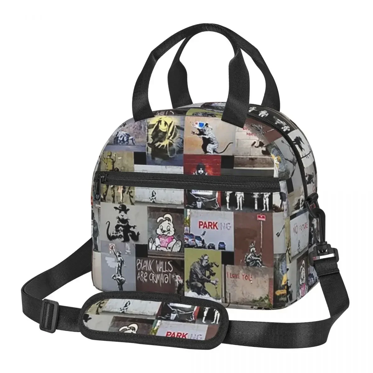 Banksy Insulated Lunch Bag for Women Picnic Storage Food Boxes Container Cooler Thermal Lunch Box Tote
Banksy Insulated Lunch Bag for Women Picnic Storage Food Boxes Container Cooler Thermal Lunch Box Tote