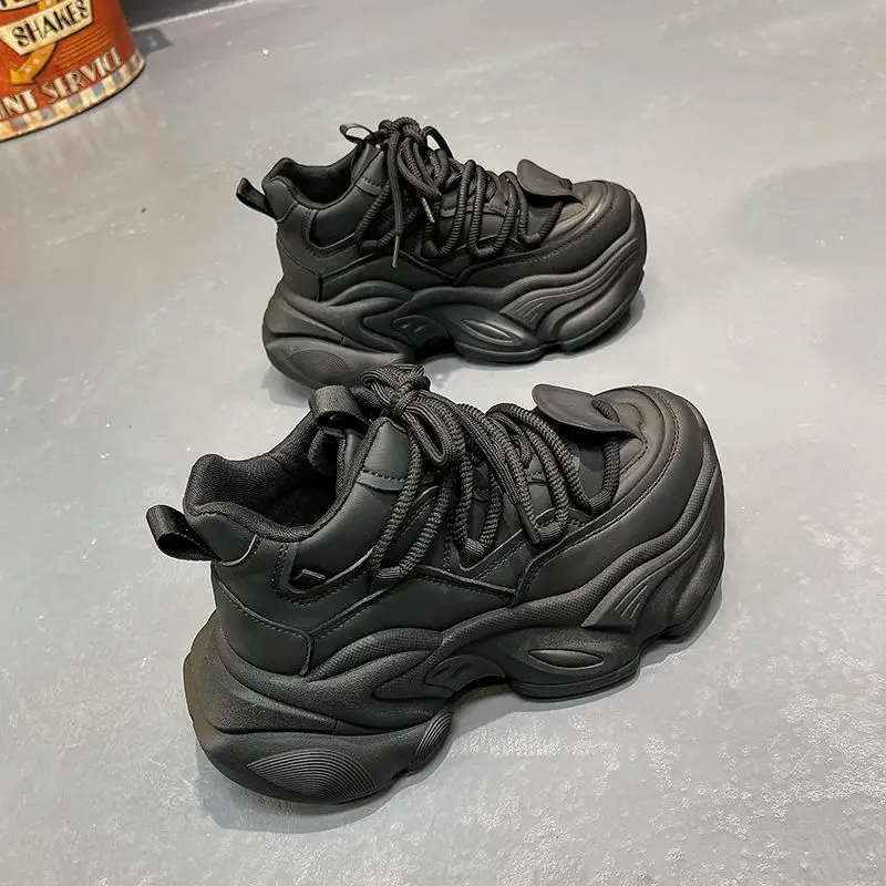 Women's Retro Thick Sole Platform Sneakers European Vintage Dad Shoes Chunky Heel Height Boost Spring Autumn Casual Sports Shoes
Women's Retro Thick Sole Platform Sneakers European Vintage Dad Shoes Chunky Heel Height Boost Spring Autumn Casual Sports Shoes
