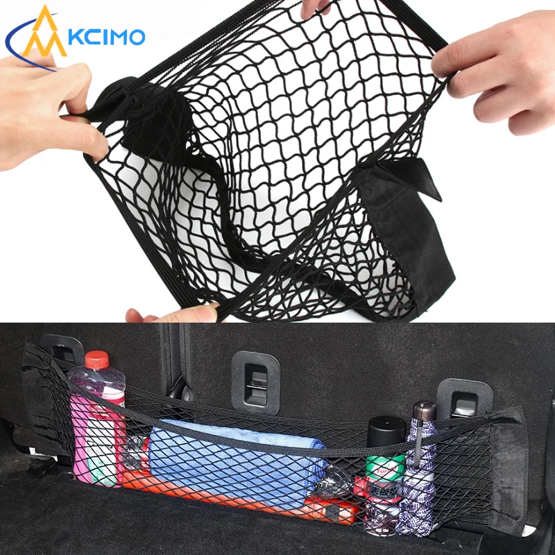Car Cargo Net Storage Organizer Heavy Duty Mesh for Trunk, Rooftop, Pickup Truck Bed, Easy Tool-Free Installation
Car Cargo Net Storage Organizer Heavy Duty Mesh for Trunk, Rooftop, Pickup Truck Bed, Easy Tool-Free Installation