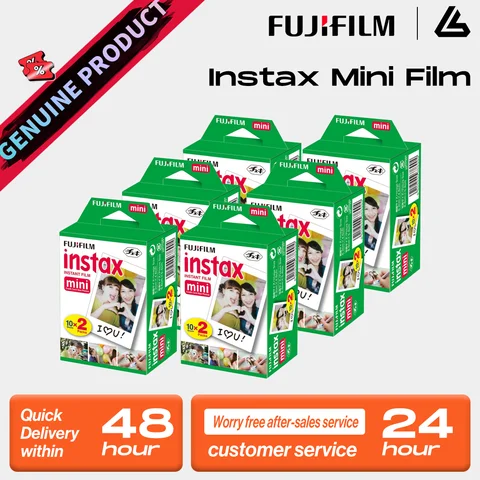 10/20/40/80/200 Blatt Fujifilm Instax Mini 11 12 9 7 90 3-Zoll-Filme mit weißem Rand für sofortige Mini kamera 25 50s 90 Fotopapier