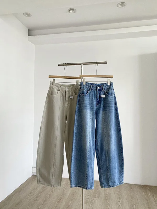 High Waist Wide Leg Jeans Women's Casual Summer Cotton Denim High Waist Knife Pants plus Size Fashionable Straight Cut
High Waist Wide Leg Jeans Women's Casual Summer Cotton Denim High Waist Knife Pants plus Size Fashionable Straight Cut