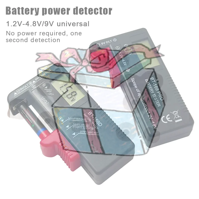 【CCA】Тестер батарей BT-168D, универсальный цифровой ЖК-тестер для батареек AA, AAA, C, D, 9V, 1.5V, кнопочных элементов, тестер напряжения батарей
【CCA】Тестер батарей BT-168D, универсальный цифровой ЖК-тестер для батареек AA, AAA, C, D, 9V, 1.5V, кнопочных элементов, тестер напряжения батарей