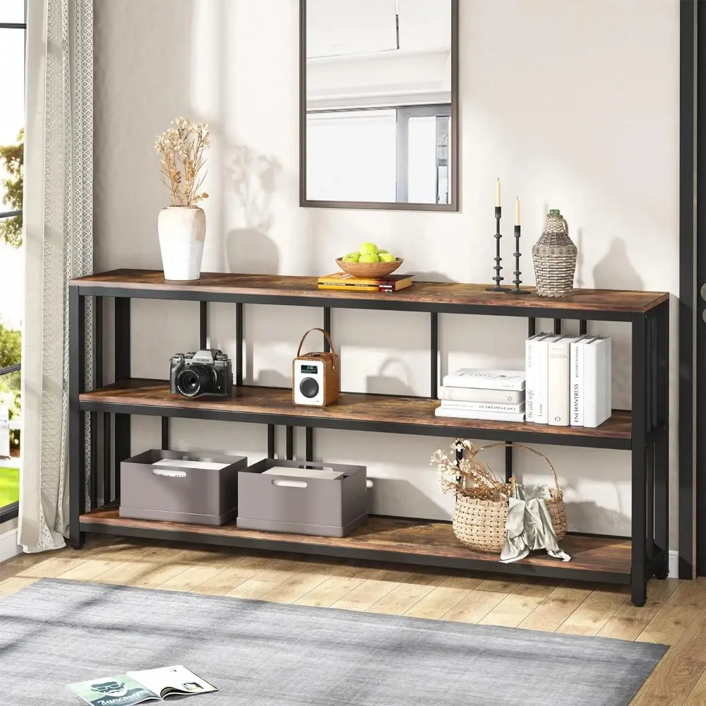 Long Foyer Table,Console Table with Storage, Industrial Behind Couch Table,Large Accent Table for EntranceHallway
Long Foyer Table,Console Table with Storage, Industrial Behind Couch Table,Large Accent Table for EntranceHallway