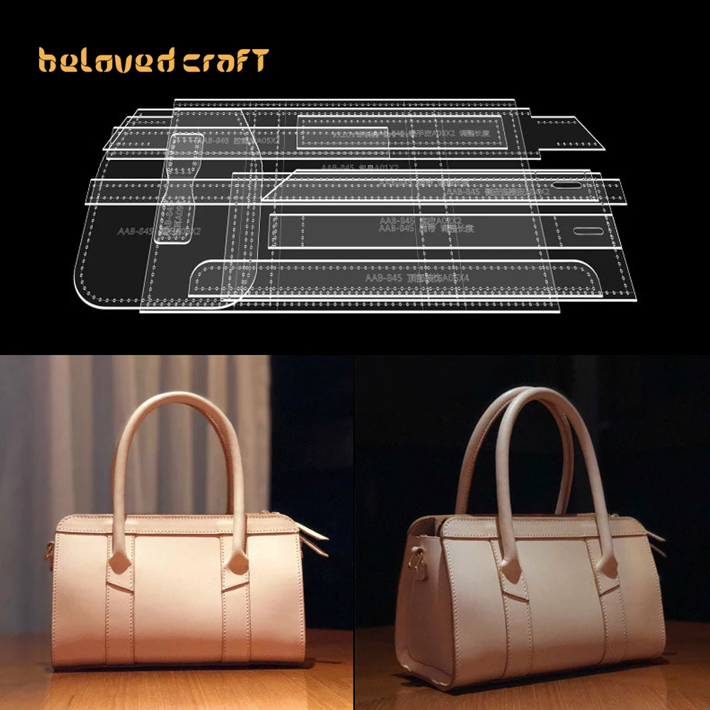 Кожаная сумка BelovedCraft с рисунком из крафт-бумаги и акриловых шаблонов для бостонской сумки, сумка через плечо
Кожаная сумка BelovedCraft с рисунком из крафт-бумаги и акриловых шаблонов для бостонской сумки, сумка через плечо