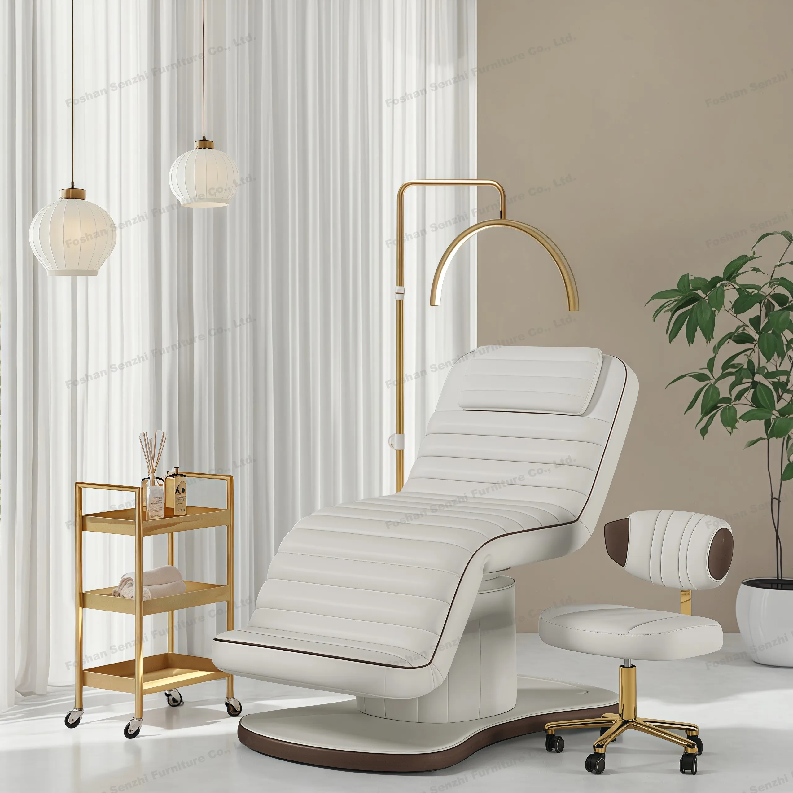 Modern White Beauty Pvc Cover Waxing Bed Salon Beauty Instrument for Face Therapy Bed Lash Bed Salon
Modern White Beauty Pvc Cover Waxing Bed Salon Beauty Instrument for Face Therapy Bed Lash Bed Salon