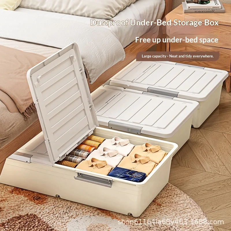 Underbed Wheeled Storage Box Dustproof Organizer Dorm Room Clothes Toys Books Space Saver Storage Box Home Furniture
Underbed Wheeled Storage Box Dustproof Organizer Dorm Room Clothes Toys Books Space Saver Storage Box Home Furniture