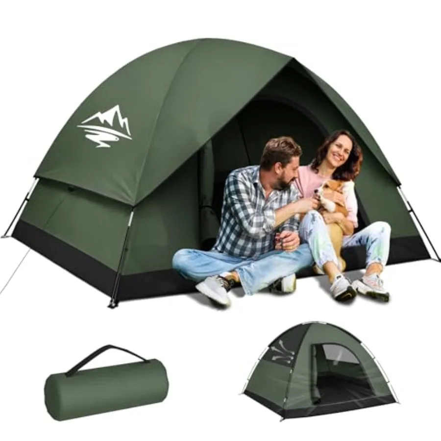 Tents for Camping 2/3 Person with Rainfly - Camping Tent Waterproof Windproof Easy Setup Portable Double Layer Outdoor Dome Ten
Tents for Camping 2/3 Person with Rainfly - Camping Tent Waterproof Windproof Easy Setup Portable Double Layer Outdoor Dome Ten