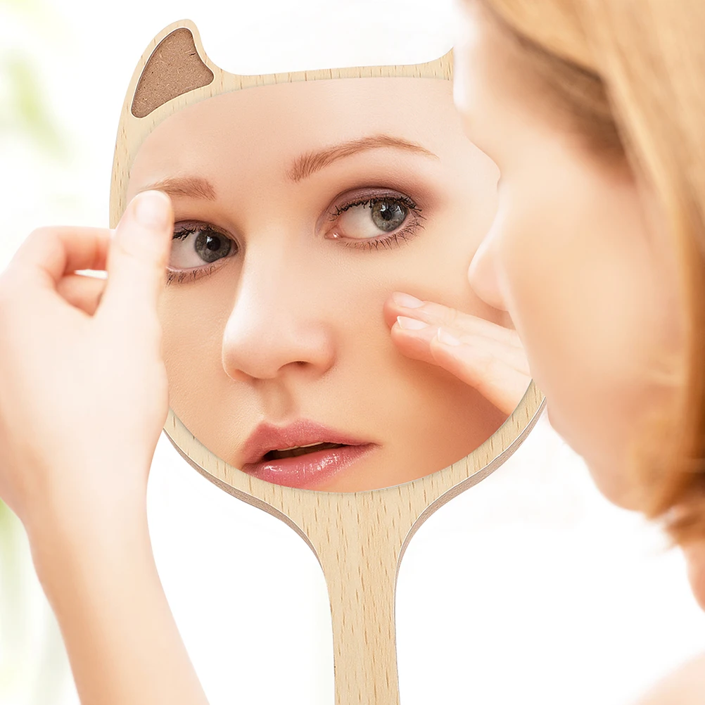 Chic Wooden Handheld Makeup Mirror Compact Size Lightweight Portable Travel Mirror Lovely Design Perfect Gift for Women
Chic Wooden Handheld Makeup Mirror Compact Size Lightweight Portable Travel Mirror Lovely Design Perfect Gift for Women