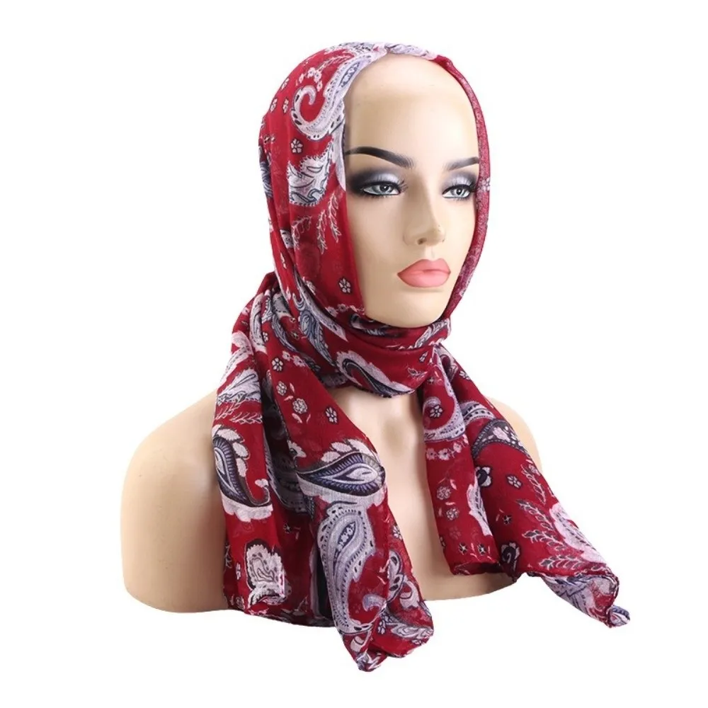 Hair Accessories Voile Paisley Headscarf Soft Elastic Breathable Turban Hat Cashew Flower Print Chemo Cap Beach Wear
Hair Accessories Voile Paisley Headscarf Soft Elastic Breathable Turban Hat Cashew Flower Print Chemo Cap Beach Wear