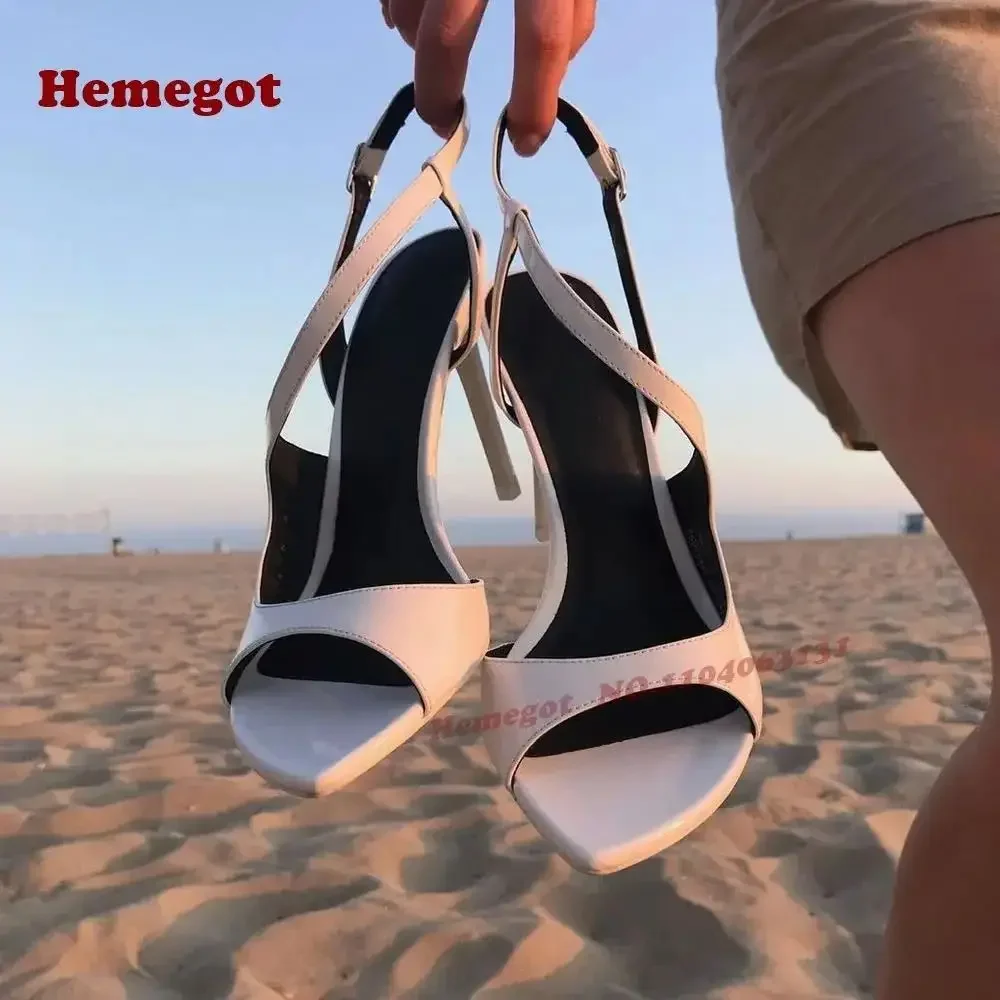 Stiletto Heels Buckled Women's Sandals White Pointy Toe Slingback Sandals 2025 New Arrival Luxury Elegant Shoes Party Solid
Stiletto Heels Buckled Women's Sandals White Pointy Toe Slingback Sandals 2025 New Arrival Luxury Elegant Shoes Party Solid