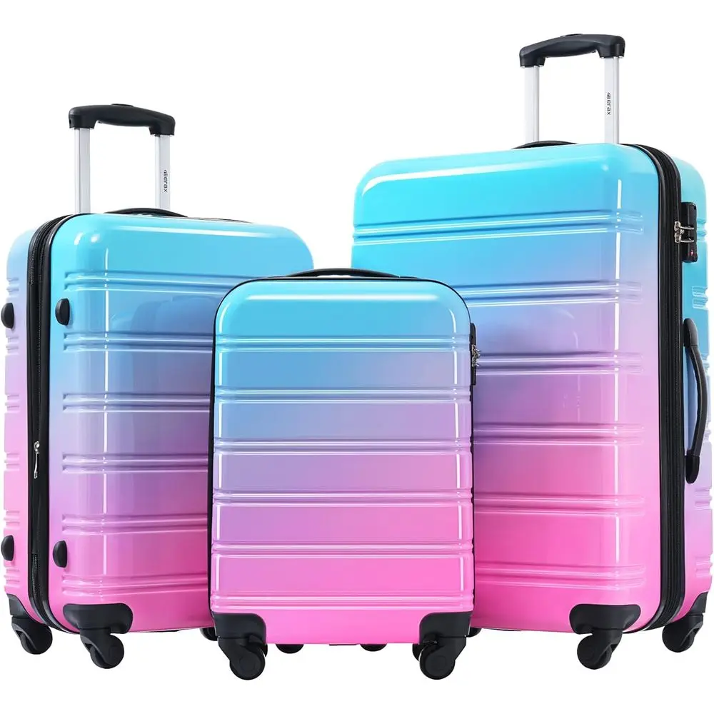 3-Piece Expandable Spinner Suitcase Set, Lightweight Gradient Color, 20+24+28 Inches, Blue and Red
3-Piece Expandable Spinner Suitcase Set, Lightweight Gradient Color, 20+24+28 Inches, Blue and Red