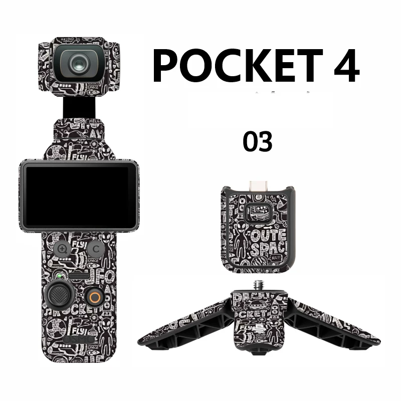 For DJI Osmo Pocket 4 Sticker Decal Skin Creator Combo Wrap Anti-Scratch Camera Protector Coat Pocket 4 Accessories
For DJI Osmo Pocket 4 Sticker Decal Skin Creator Combo Wrap Anti-Scratch Camera Protector Coat Pocket 4 Accessories