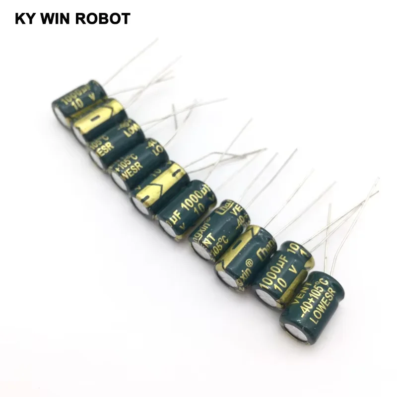 50pcs Aluminum electrolytic capacitor 1000uF 10V 8*12 Electrolytic capacitor
50pcs Aluminum electrolytic capacitor 1000uF 10V 8*12 Electrolytic capacitor