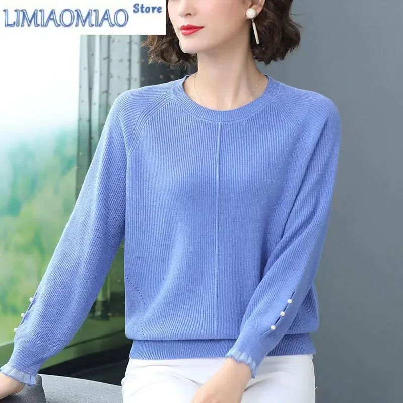 Autumn Winter Lantern Long Sleeve Women Spring Autumn Pullover Solid Color Sweater Knitted Casual Elegant Fashionable Tops
Autumn Winter Lantern Long Sleeve Women Spring Autumn Pullover Solid Color Sweater Knitted Casual Elegant Fashionable Tops