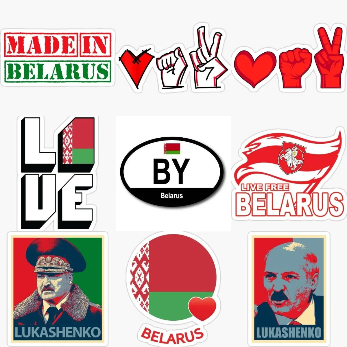 BY Love Belarus Flag Lukashenko Personalized Stickers for Decorate Table Motorcycle Off-road Bumper Truck Car Decal Accessories
BY Love Belarus Flag Lukashenko Personalized Stickers for Decorate Table Motorcycle Off-road Bumper Truck Car Decal Accessories