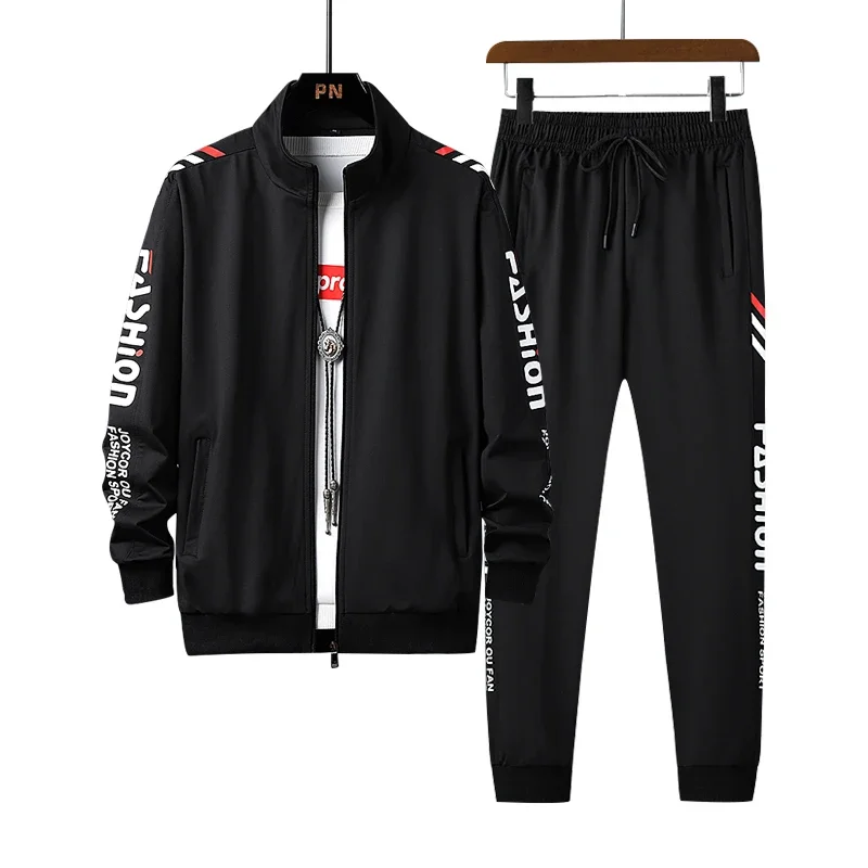 2025 2025 Autumn Men's Tracksuit Letter Printed Fashion Street Wear Striped Sweatshirt Sweatpants Male Sets
2025 2025 Autumn Men's Tracksuit Letter Printed Fashion Street Wear Striped Sweatshirt Sweatpants Male Sets