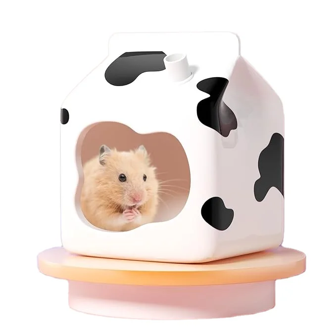 Ceramic Hamster Hideout Hamster Houser Bed Hides Habitat for Small Animal to Sleep Cage Accessory & Decor
Ceramic Hamster Hideout Hamster Houser Bed Hides Habitat for Small Animal to Sleep Cage Accessory & Decor
