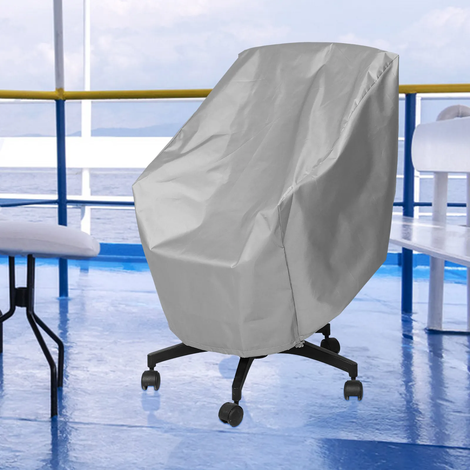 Waterproof Boat Seat Cover for Captain Chair Pontoon Bench Helm Pedestal Marine Kayak Seats 60x55x63cm Grey Heavy Duty Oxford
Waterproof Boat Seat Cover for Captain Chair Pontoon Bench Helm Pedestal Marine Kayak Seats 60x55x63cm Grey Heavy Duty Oxford