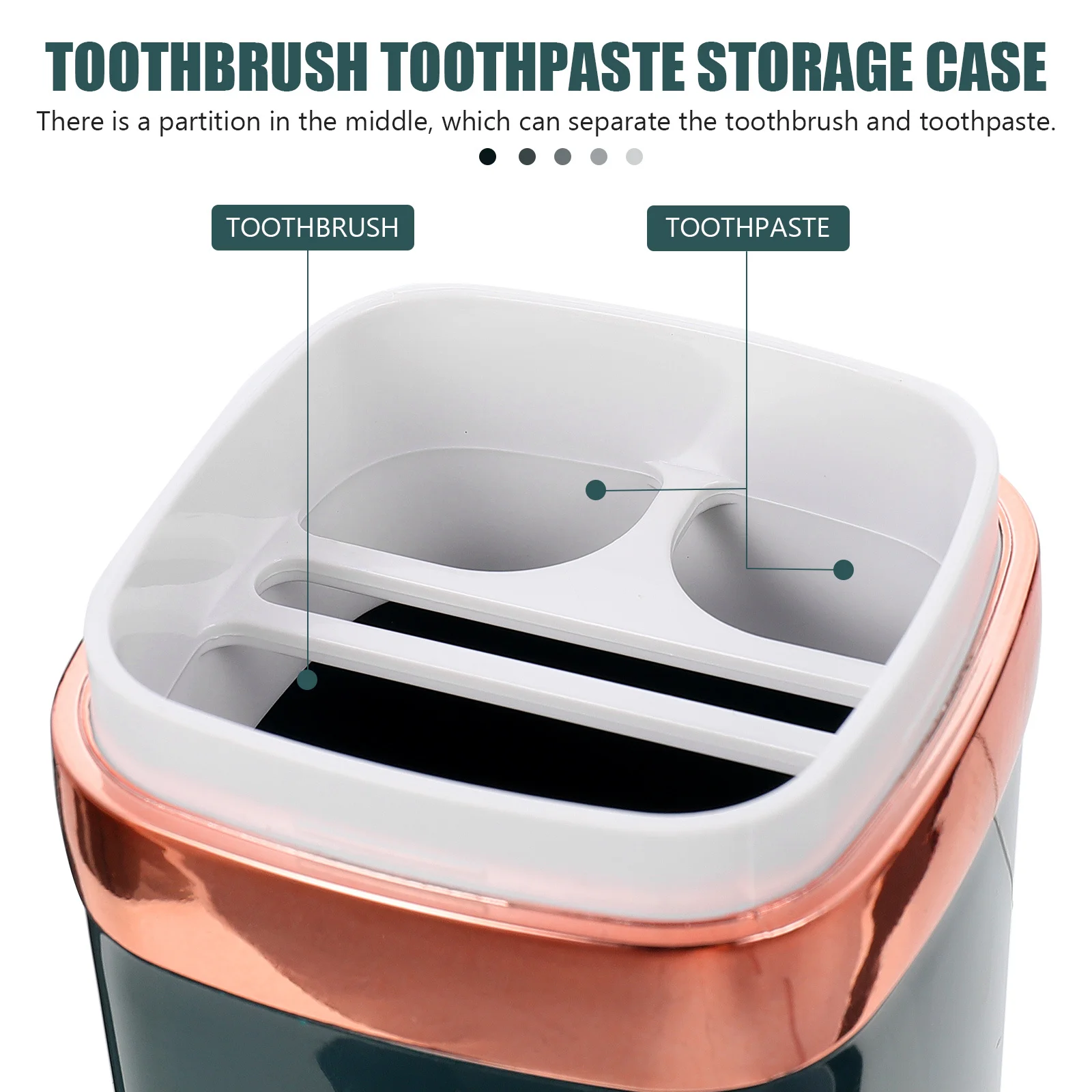 Compact Toothbrush Storage Holder Impact Resistant Practical for Long Lasting Use on Vacations and Outdoors Toothpaste Holder
Compact Toothbrush Storage Holder Impact Resistant Practical for Long Lasting Use on Vacations and Outdoors Toothpaste Holder