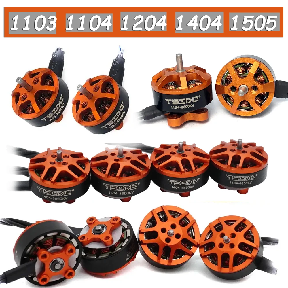 4PCS YSIDO 1103 1104 1204 1404 1505 Brushless Motor for RC FPV Fixed-wing Racing Drone RC Quadcopter DIY RC Upgrade Accessories
4PCS YSIDO 1103 1104 1204 1404 1505 Brushless Motor for RC FPV Fixed-wing Racing Drone RC Quadcopter DIY RC Upgrade Accessories