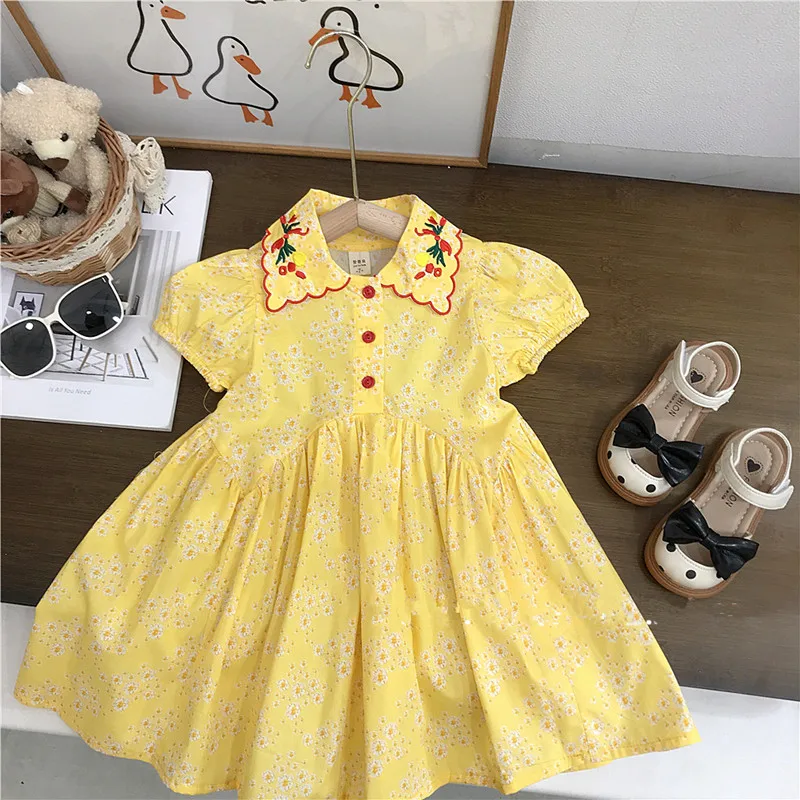 Toddler Girls Summer Floral Printed Princess Dress Children Cute Short Puff Sleeve Fashion Casual Dresses y979
Toddler Girls Summer Floral Printed Princess Dress Children Cute Short Puff Sleeve Fashion Casual Dresses y979