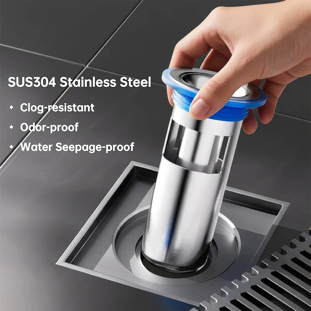 304 Stainless Steel Shower Floor Drain Core Insect Proof Sealed Deep Water Seal Deodorant Bathroom Sink Sewer Drain Core
304 Stainless Steel Shower Floor Drain Core Insect Proof Sealed Deep Water Seal Deodorant Bathroom Sink Sewer Drain Core