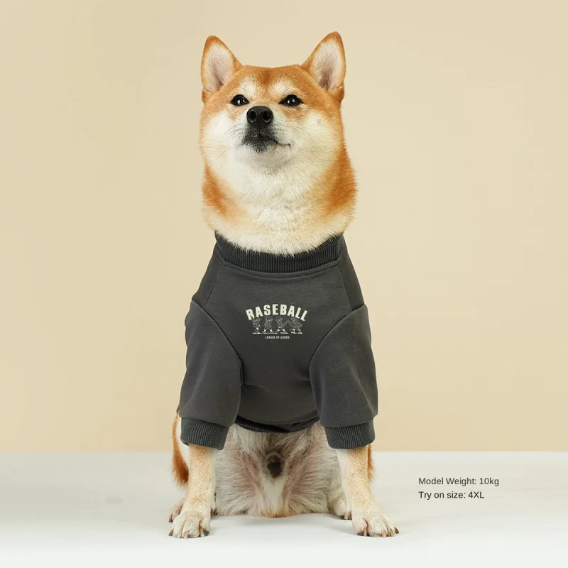 Pet Autumn and Winter Printed Dog round Neck Sweater Hooded Medium Large Dog Clothes Shiba Inu Golden Retriever/Border Collie Bi
Pet Autumn and Winter Printed Dog round Neck Sweater Hooded Medium Large Dog Clothes Shiba Inu Golden Retriever/Border Collie Bi