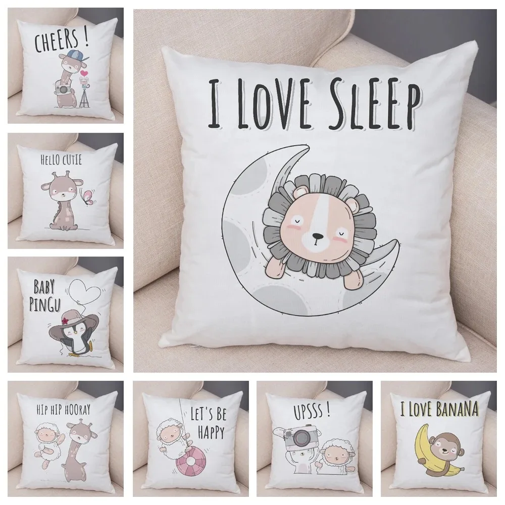 Декоративная наволочка с мультяшным жирафом, обезьяной, украшение для офиса, гостиной, автомобиля, домашняя наволочка
Декоративная наволочка с мультяшным жирафом, обезьяной, украшение для офиса, гостиной, автомобиля, домашняя наволочка