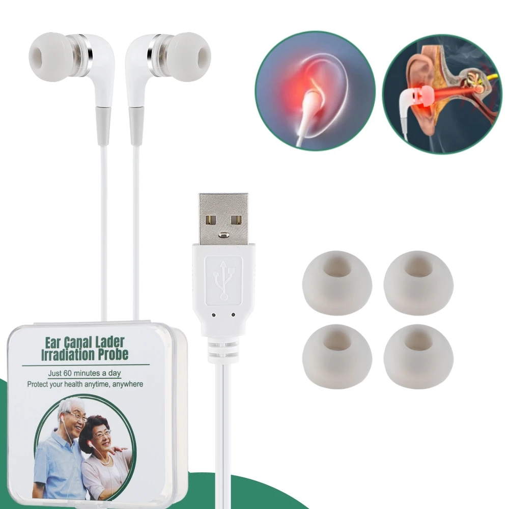 Ear Canal Laser Line 650nm Wavelength Physiotherapy Earplug Balance High Blood Pressure Health Care Reduce Fat Tinnitus
Ear Canal Laser Line 650nm Wavelength Physiotherapy Earplug Balance High Blood Pressure Health Care Reduce Fat Tinnitus
