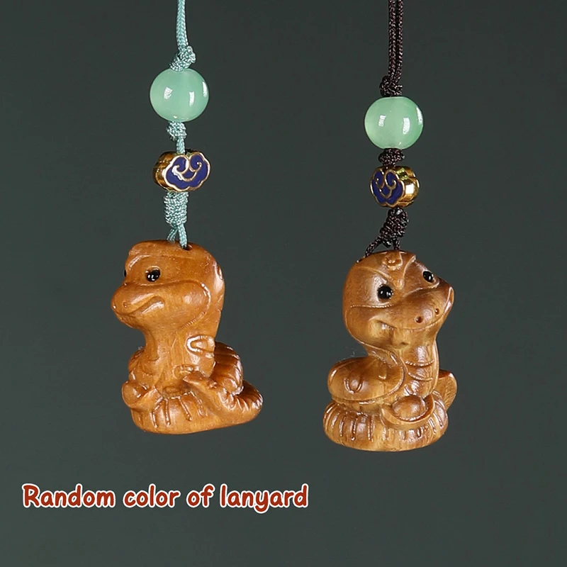 Green Sandalwood Chinese Zodiac Snake Car Keychain Pendant for Men and Women Phone Chain Charms & Accessories
Green Sandalwood Chinese Zodiac Snake Car Keychain Pendant for Men and Women Phone Chain Charms & Accessories