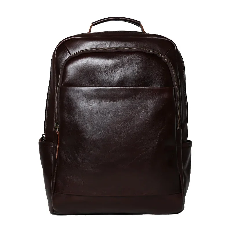 New Men's Full-Grain Leather Backpack Large Capacity Travel & Business Laptop Bag, Durable Anti-Theft Design with Water-Resis
New Men's Full-Grain Leather Backpack Large Capacity Travel & Business Laptop Bag, Durable Anti-Theft Design with Water-Resis