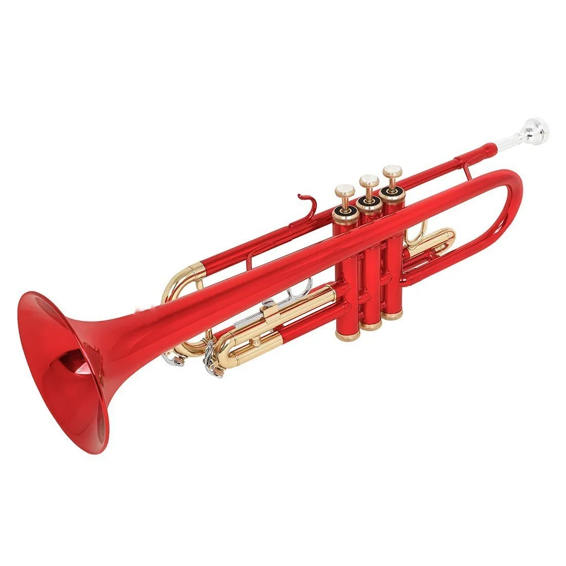 Professional B Flat Trumpet Various Colorful Gold Curved Brass Instrument for Students and Beginners Tone BB
Professional B Flat Trumpet Various Colorful Gold Curved Brass Instrument for Students and Beginners Tone BB