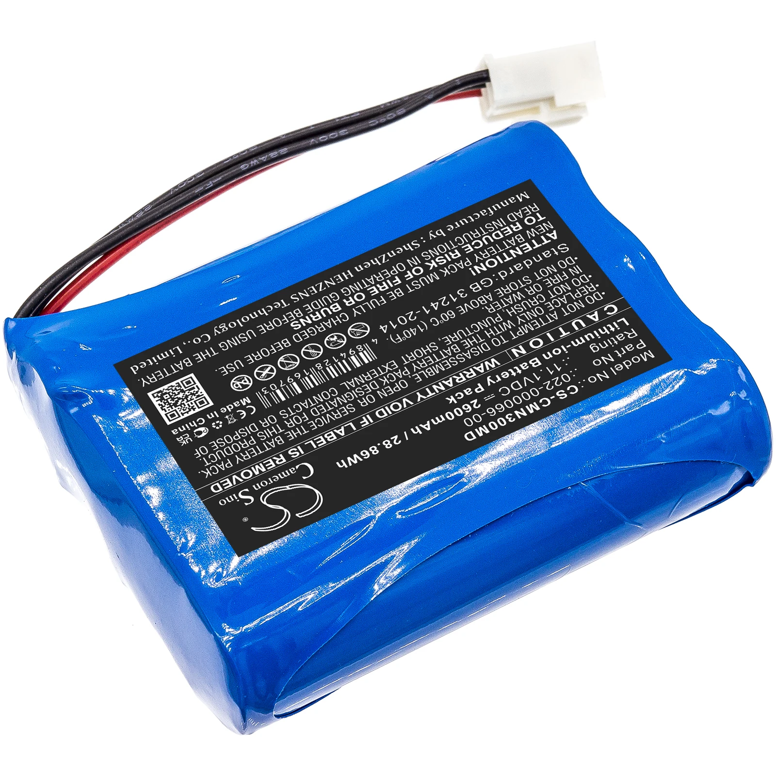 11.1V 2600mAh/3400mAh Medical Battery 022-000066-00 for COMEN NC3, ECG CM300 +TOOL
11.1V 2600mAh/3400mAh Medical Battery 022-000066-00 for COMEN NC3, ECG CM300 +TOOL