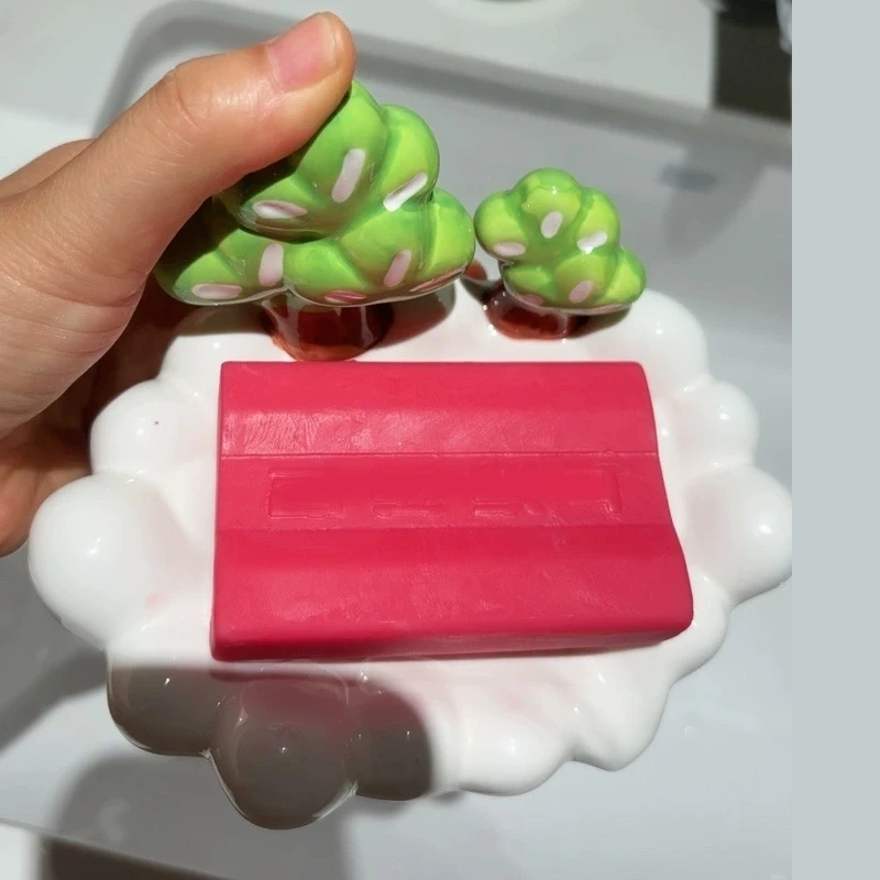 Creative Ceramic Draining Soap Box, Light luxury leaf Shaped Soap Dishes Home Hotel Bathroom Kitchen Supplies, Storage Rack, 1Pc
Creative Ceramic Draining Soap Box, Light luxury leaf Shaped Soap Dishes Home Hotel Bathroom Kitchen Supplies, Storage Rack, 1Pc