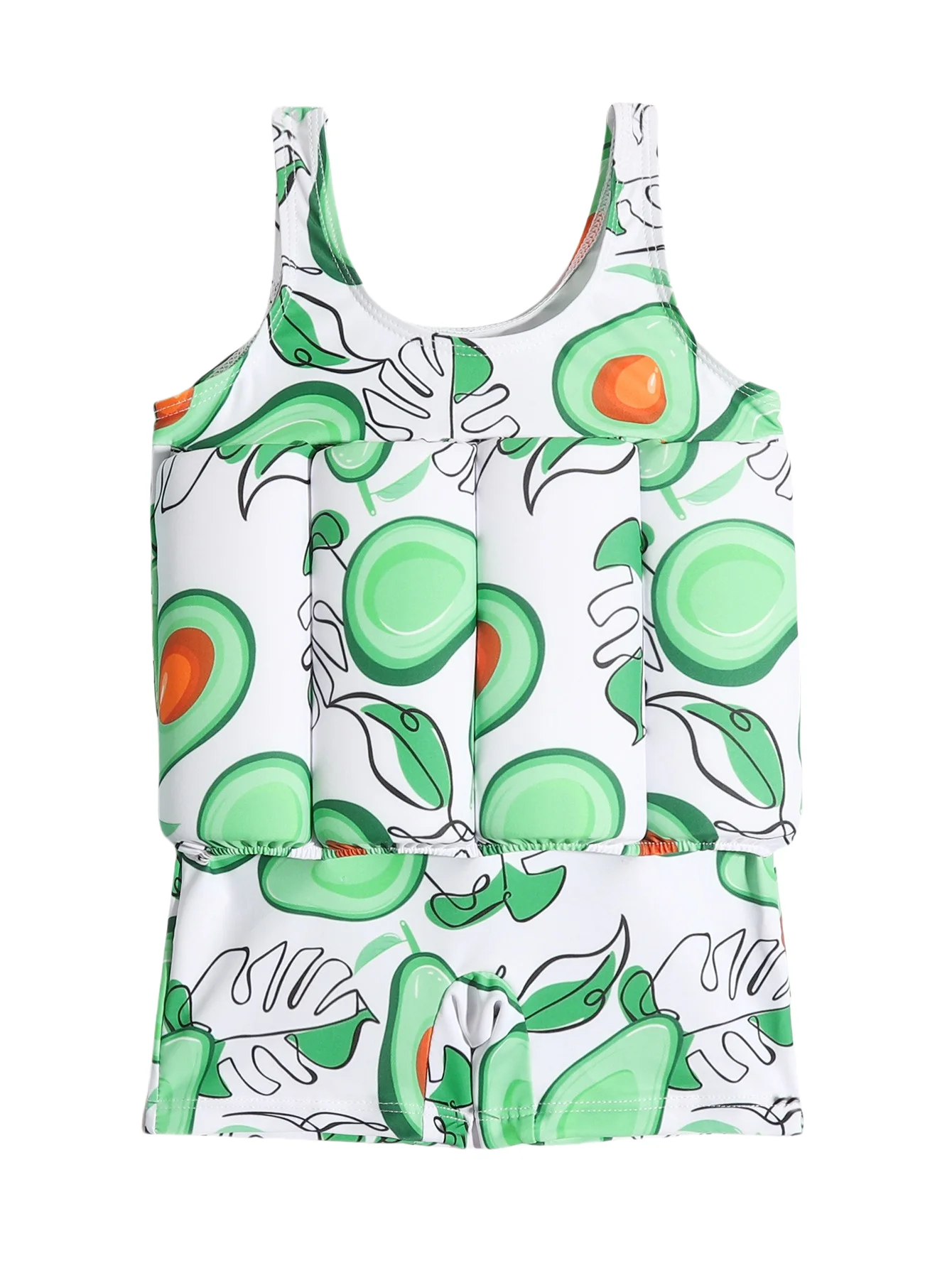 Girls Float Swimsuit with Cute Strawberry Print, Removable Adjustable Buoyancy, Ruffle Sleeve, Summer Beach Pool Training Aid
Girls Float Swimsuit with Cute Strawberry Print, Removable Adjustable Buoyancy, Ruffle Sleeve, Summer Beach Pool Training Aid