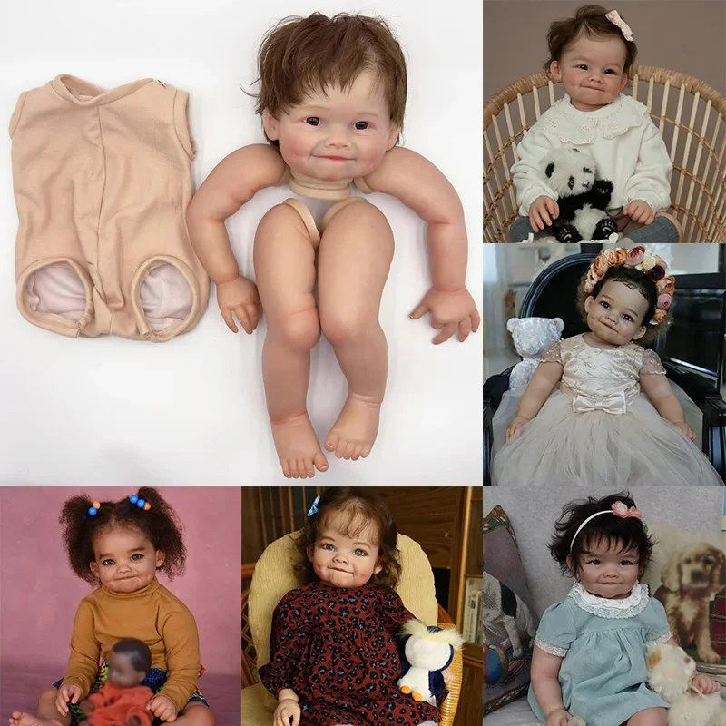 24inch Raya Lifelike Reborn Doll painted kit Doll Unfinished parts with Hand Rooted Hair DIY Children Toys Kit
24inch Raya Lifelike Reborn Doll painted kit Doll Unfinished parts with Hand Rooted Hair DIY Children Toys Kit
