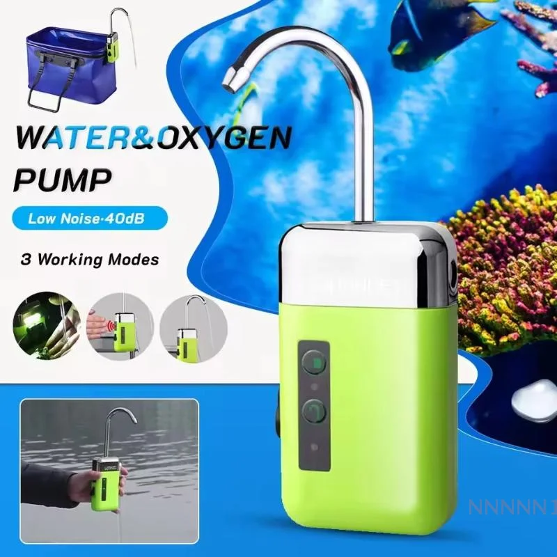 Advanced 3-in-1 Portable Oxygen Pump, Comes with Air Stone Tube & LED light, USB Rechargeable for Outdoor Fishing Use
Advanced 3-in-1 Portable Oxygen Pump, Comes with Air Stone Tube & LED light, USB Rechargeable for Outdoor Fishing Use