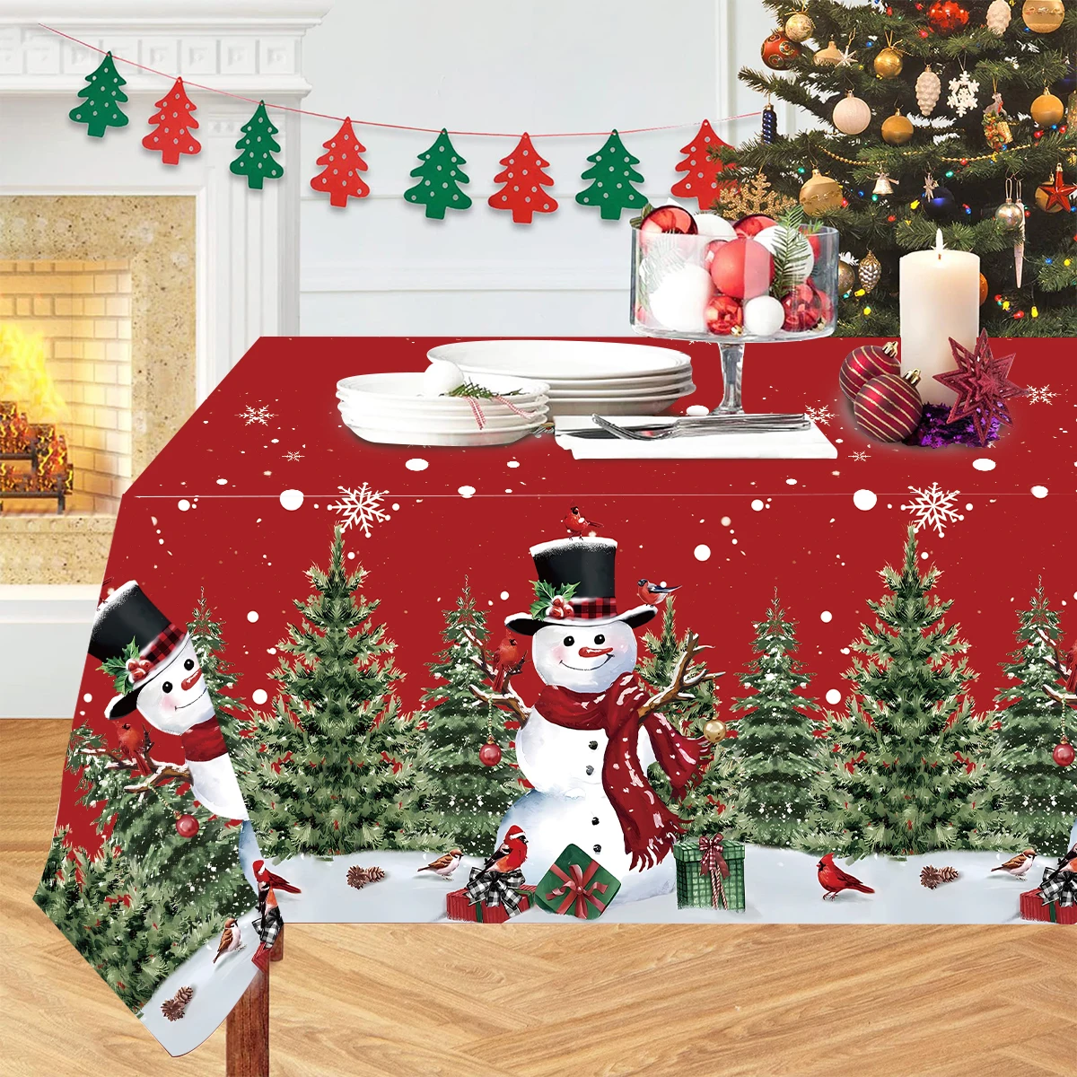 Santa Claus Elk Deer Tablecloth Merry Christmas Decors for Home 2024 Table Cover Xmas Ornament Navidad Natal New Year Gift 2025
Santa Claus Elk Deer Tablecloth Merry Christmas Decors for Home 2024 Table Cover Xmas Ornament Navidad Natal New Year Gift 2025