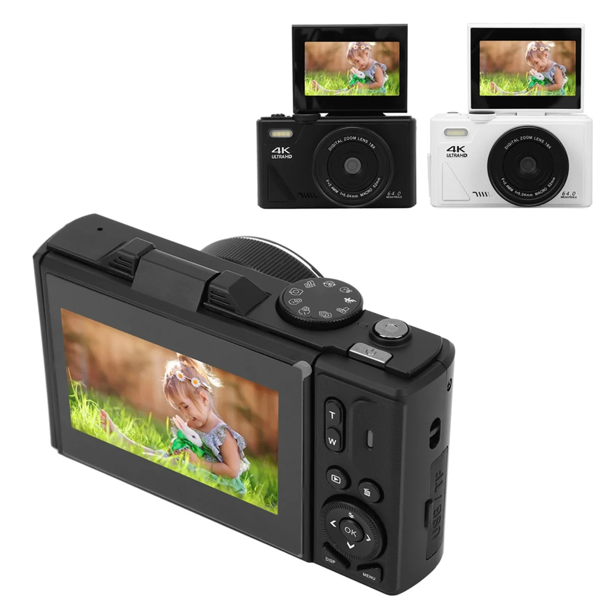 Excellent! Retro Digital Camera 64MP Stabilization Video Pause Function 3 Inch IPS Screen Digital Camera for Vlogging Black
Excellent! Retro Digital Camera 64MP Stabilization Video Pause Function 3 Inch IPS Screen Digital Camera for Vlogging Black
