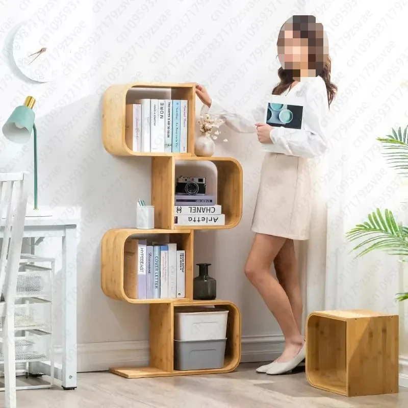 Light Luxury Solid Wood Bookshelf, Living Room Bay Window Floor-to-ceiling Creative Storage Lattice Bookcase
Light Luxury Solid Wood Bookshelf, Living Room Bay Window Floor-to-ceiling Creative Storage Lattice Bookcase