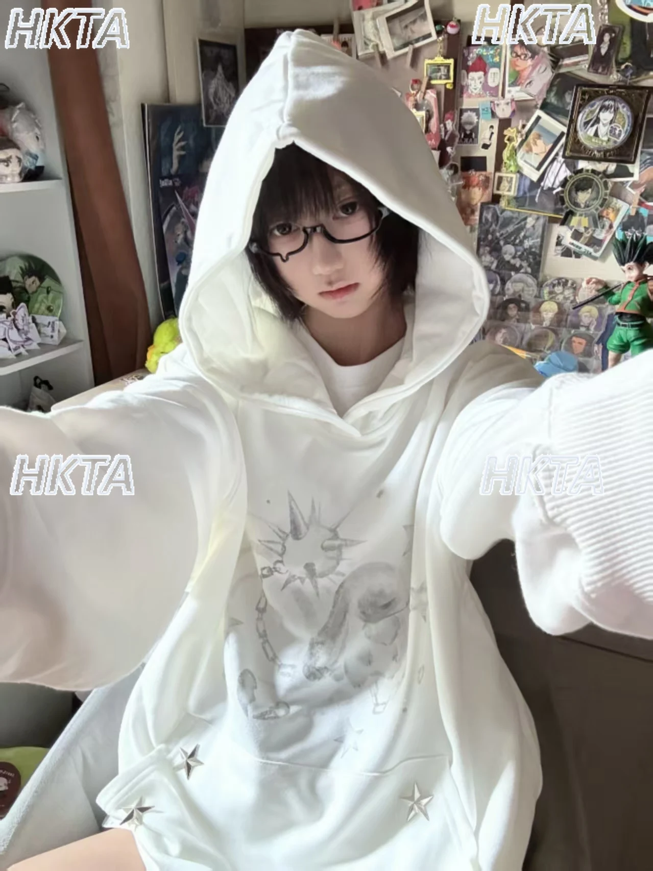 Subculture Punk Y2k пригородные белые толстовки куртка осень-зима заклепки свободная повседневная толстовка с капюшоном пальто вязаный топ женский
Subculture Punk Y2k пригородные белые толстовки куртка осень-зима заклепки свободная повседневная толстовка с капюшоном пальто вязаный топ женский