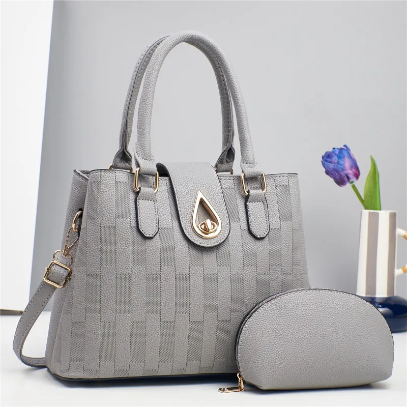 2pcs/set Women's Bags PU Leather Handbag Clutch Purse Top-handle Bag Female Shoulder Crossbody Bag Casual Ladies Tote Bolsas
2pcs/set Women's Bags PU Leather Handbag Clutch Purse Top-handle Bag Female Shoulder Crossbody Bag Casual Ladies Tote Bolsas
