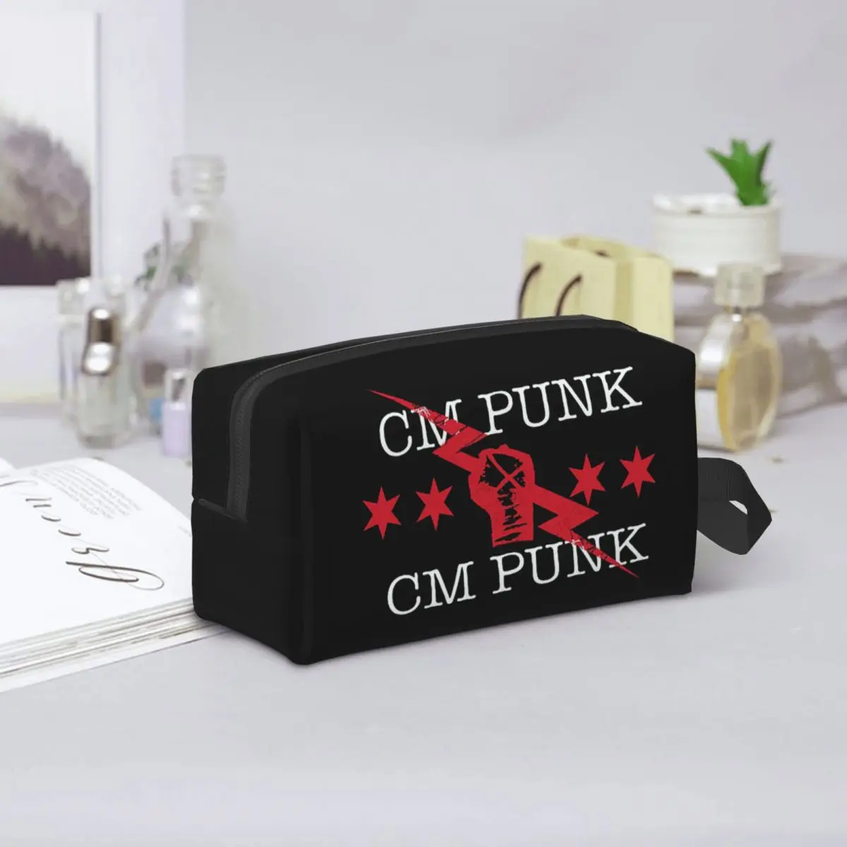 Косметичка Cm Punk с логотипом, органайзер для макияжа, дорожный несессер, косметичка для женщин, дорожный пенал для косметики и туалетных принадлежностей
Косметичка Cm Punk с логотипом, органайзер для макияжа, дорожный несессер, косметичка для женщин, дорожный пенал для косметики и туалетных принадлежностей